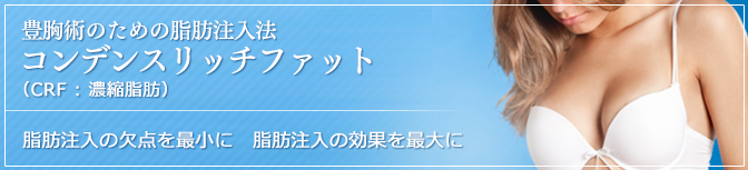 豊胸術のための脂肪注入法